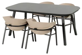 Tubb Tuintafel 185x100 cm - Zwart keramisch blad - afbeelding 2