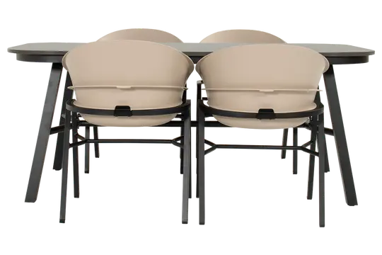 Tubb Tuintafel 185x100 cm - Zwart keramisch blad - afbeelding 3