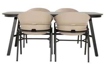 Tubb Tuintafel 185x100 cm - Zwart keramisch blad - afbeelding 3