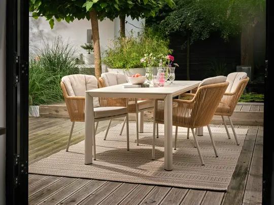 Tuintafel Kyra - Beige Keramisch Blad - afbeelding 3