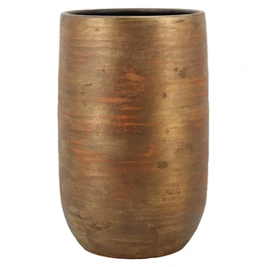 Vaas Funchal - D32/H50cm Goud - afbeelding 1