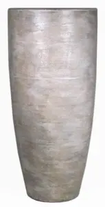 Vaas Moura - D32/H70cm Wit - afbeelding 1