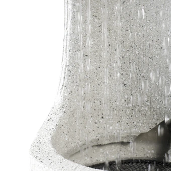 Waterfontein Polyresin - Grijs - afbeelding 3