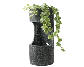 Waterfontein Polyresin - Zwart - afbeelding 1