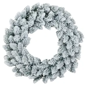 Whistler Wreath Flocked - D50cm - afbeelding 1
