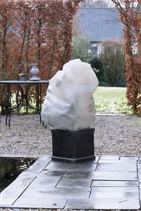 Winterafdekhoes Met Koord Beige Ø75Cmx1,50M 50 G/M² Set À 2 Stuks