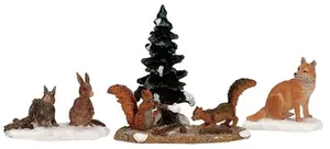 WOODLAND ANIMALS S/4
