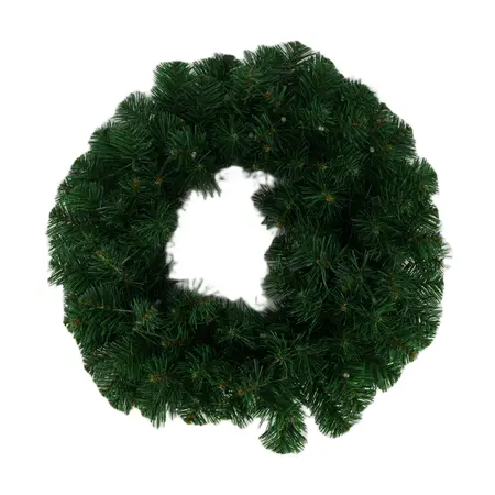 WREATH ARTIFICIAL W/LIGHTS 38X38X10CM GREEN
