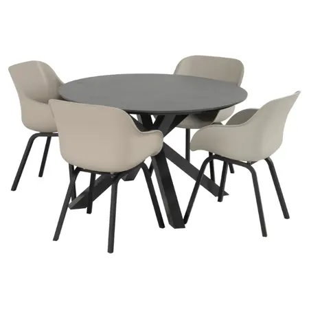 XANDER ROUND ALU CERAMIC TABLE D120XH75CM  XERIX - afbeelding 4