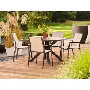 XANDER ROUND ALU CERAMIC TABLE D120XH75CM  XERIX - afbeelding 5