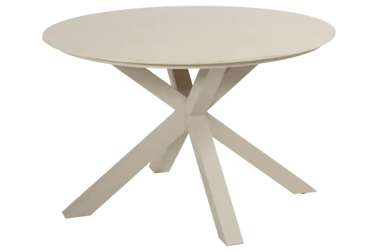 Xander Ronde Tuintafel 120x75 cm - Beige keramisch blad - afbeelding 1