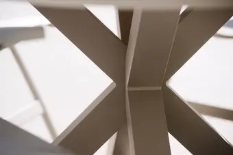 Xander Ronde Tuintafel 120x75 cm - Beige keramisch blad - afbeelding 3