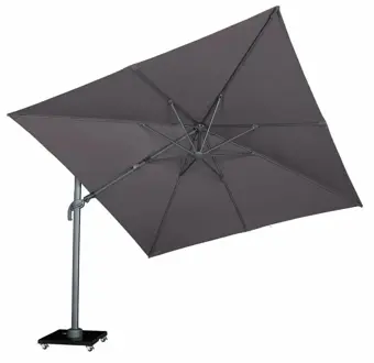 Zweefparasol Laguna - 3x3m Antraciet - afbeelding 6