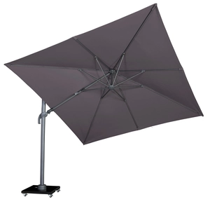 Zweefparasol Laguna - 3x3m Antraciet - afbeelding 2