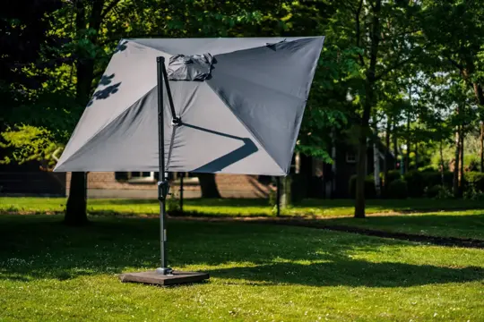 Zweefparasol Laguna - 3x3m Antraciet - afbeelding 5