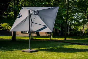 Zweefparasol Laguna - 3x3m Antraciet - afbeelding 5